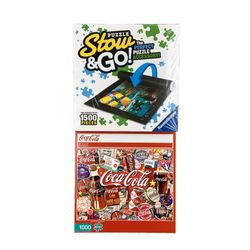 Buffalo Games Coca-Cola-It's All Good-1000 Piece Jigsaw Puzzle With Stow & Go
