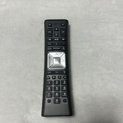 A Black Xfinity XR11 Voice Activated Remote Control  