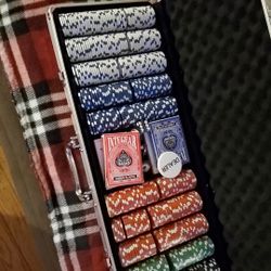 Poker Chips And Cards 