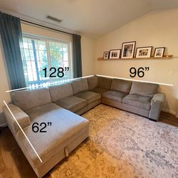 Grey sectional