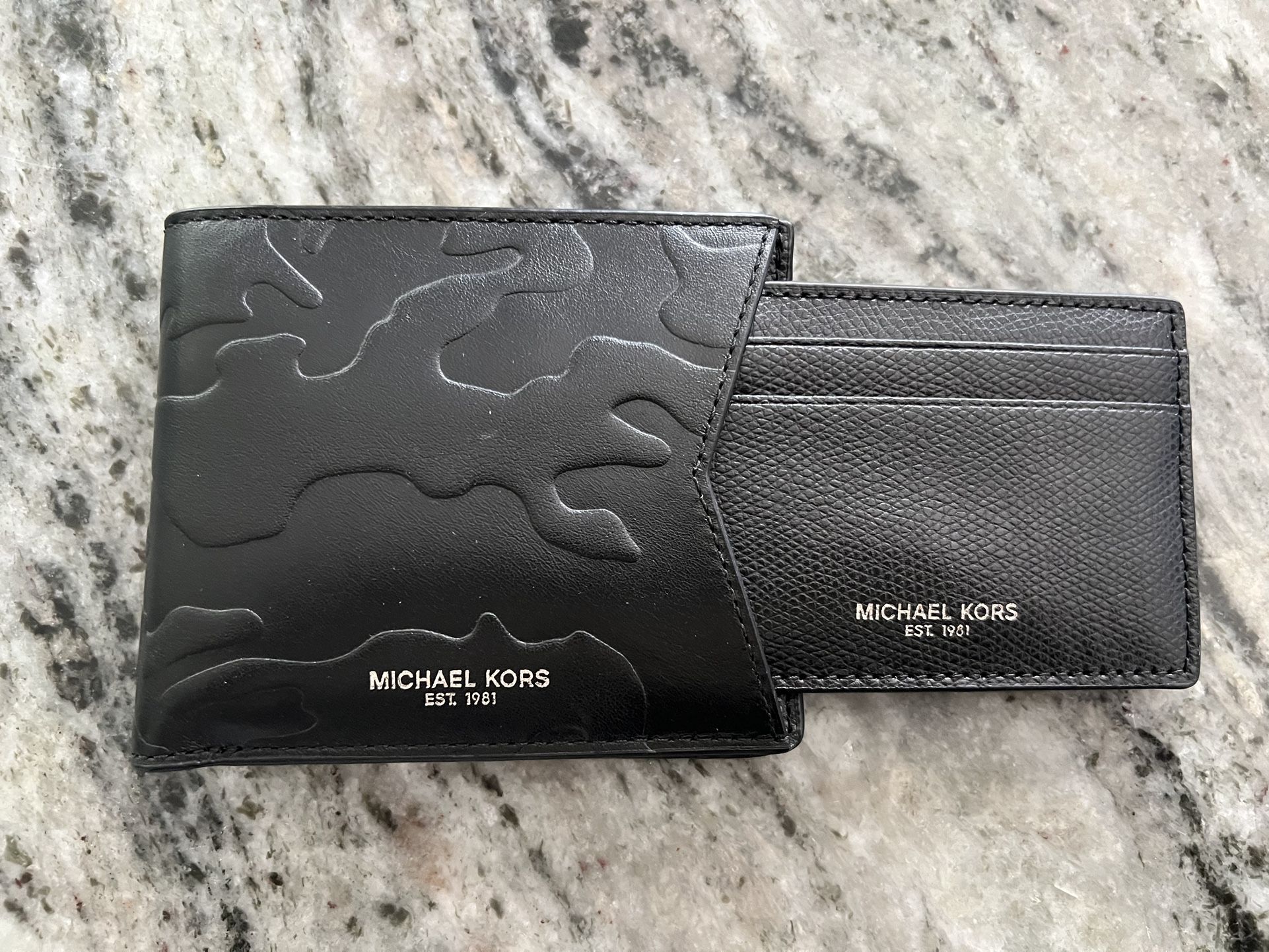 Michael Kors wallet with card/ID holder. New.