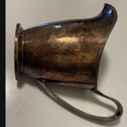 PairPoint Sheffield 0313 Vintage Art Deco Silver Creamer 4.75 " Tall USA