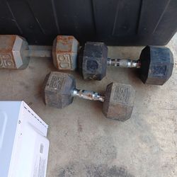 Dumbbells 35.  45.   50 