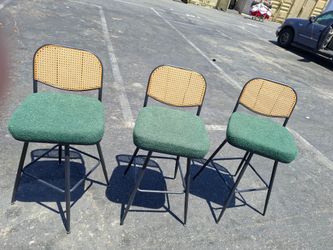 Counter height swivel bar stools set