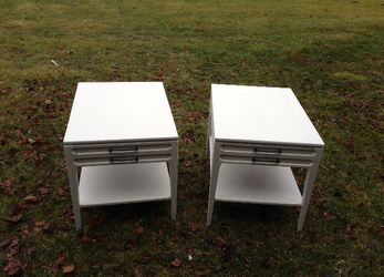 2 modern end table “ Henry link “