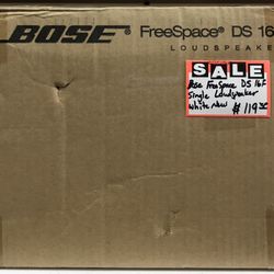 Bose FreeSpace DS 16F Single Loudspeaker White New 