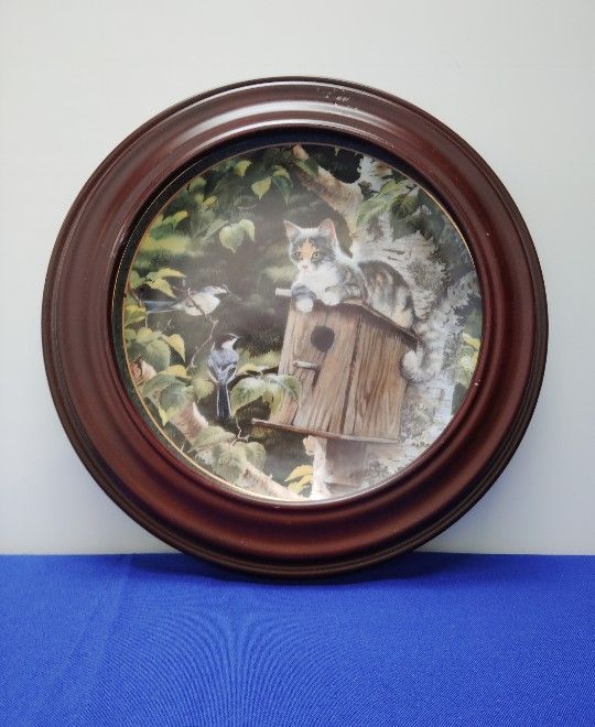 🎄$50 obo Beautiful Vintage 
"House Sitting" By: Persis Weirs - Nosy Neighbors Collection Limited Edition in Excellent Condition Plate No.19444A