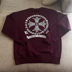 Chrome Hearts Burgundy Longsleeve
