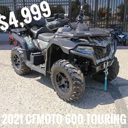 2021 CFMOTO CFORCE 600 Touring $4,999 cash price plus taxes and fees