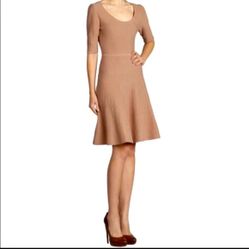 Cute BCBG brown dress stretch size small Was $328