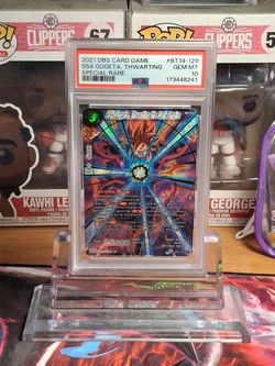 PSA 10 SS4 Gogeta Thwarting Special Rare BT14-129