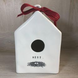 Rae Dunn birdhouse