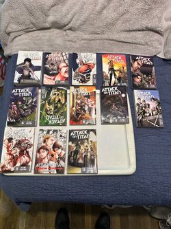 ATTACK ON TITANIC PAPER BACK BOOKS ALL FOR $40