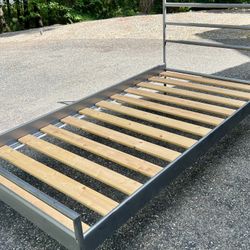 Twin Size Metal Frame Bed (IKEA)