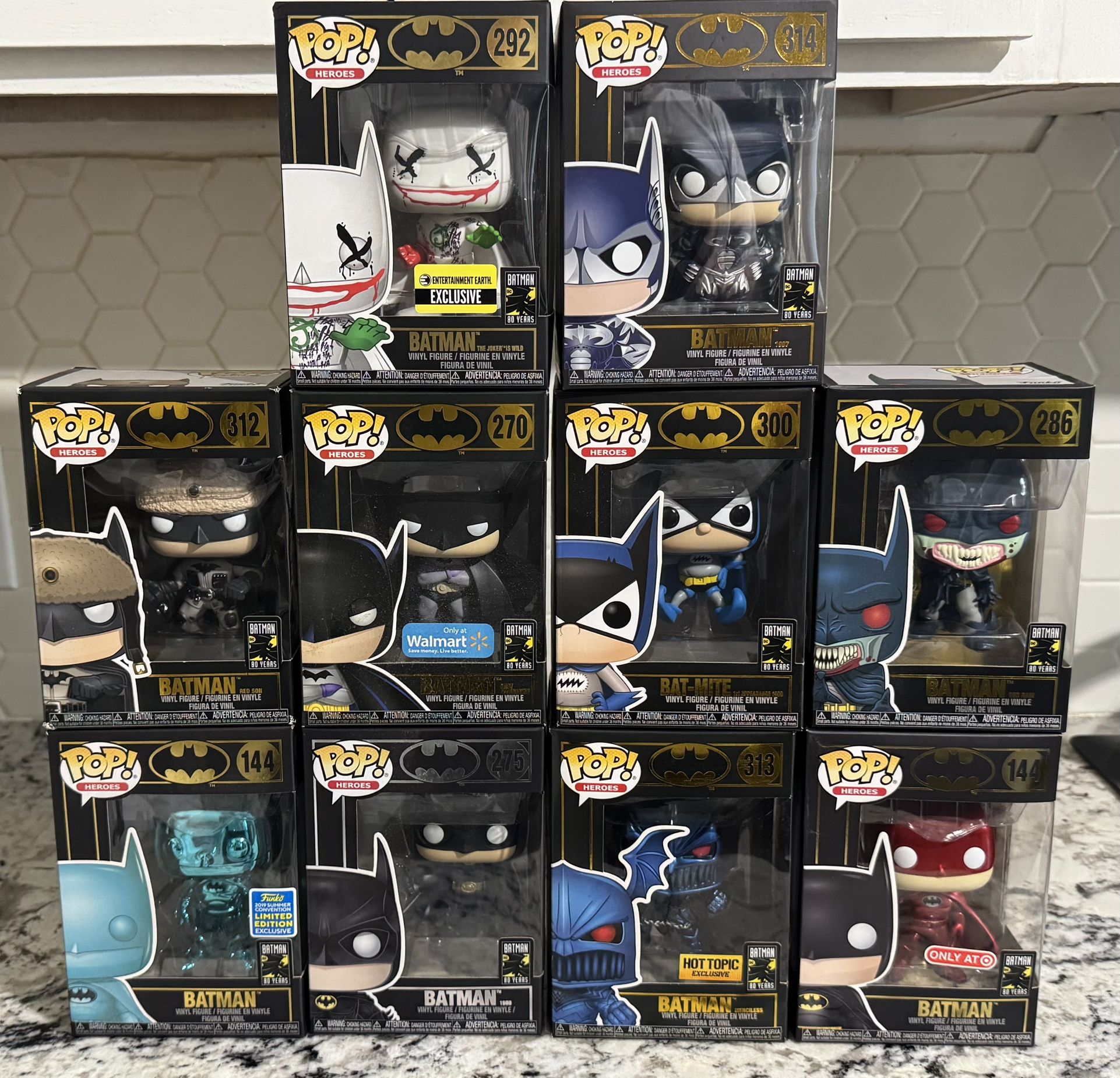 Funko Pop Batman Lot