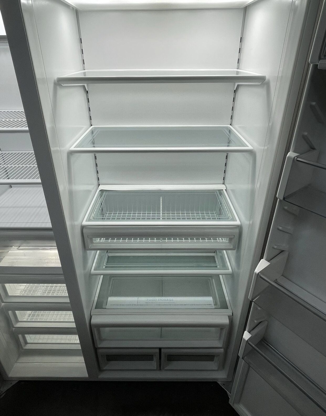Sub Zero 48” Stainless Steel Built In Side By Side Refrigerator