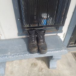 Black Work Boots Size 12