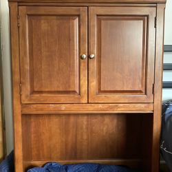 Chestnut Convertible Desk Hutch / Bookshelf (Interior Design Upgrade) 