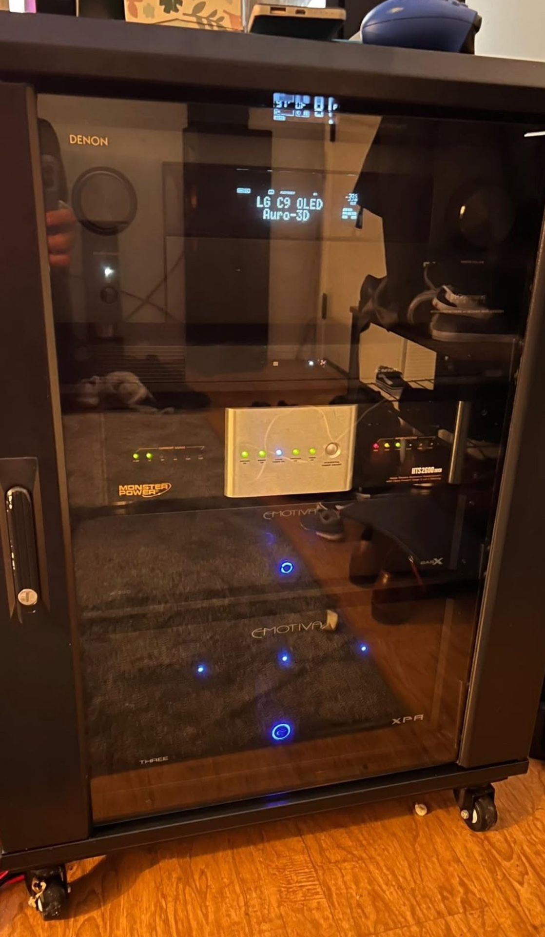 SANUS 15U AV Rack For Home Theater