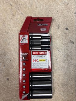 Craftsman 9 piece deep socket set