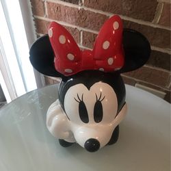 FAB NY Disney Minnie Mouse Ceramic Piggy Bank