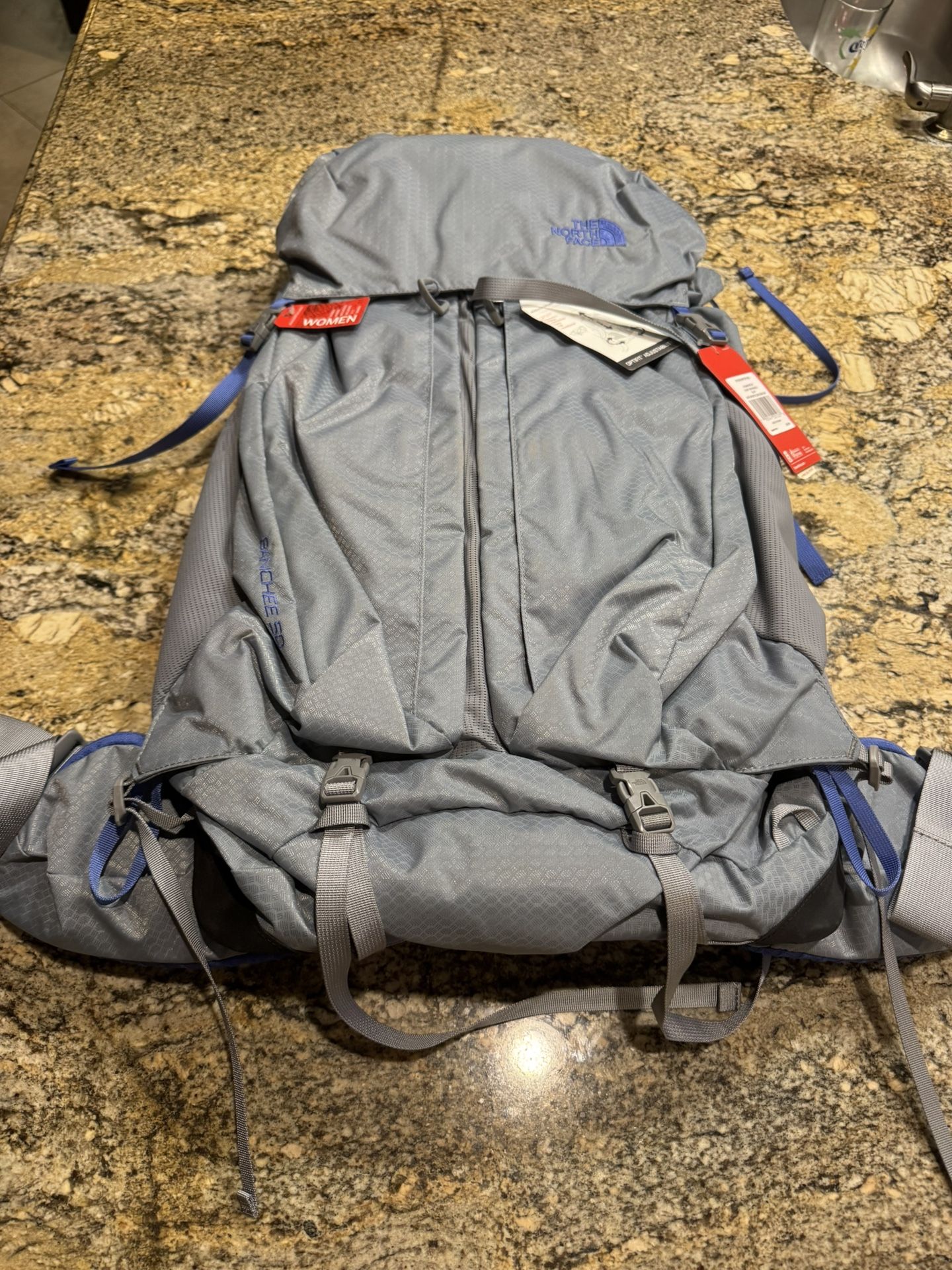 New The North Face Women's Banchee 50 Backpack XS/S fovero duffle terra 50L