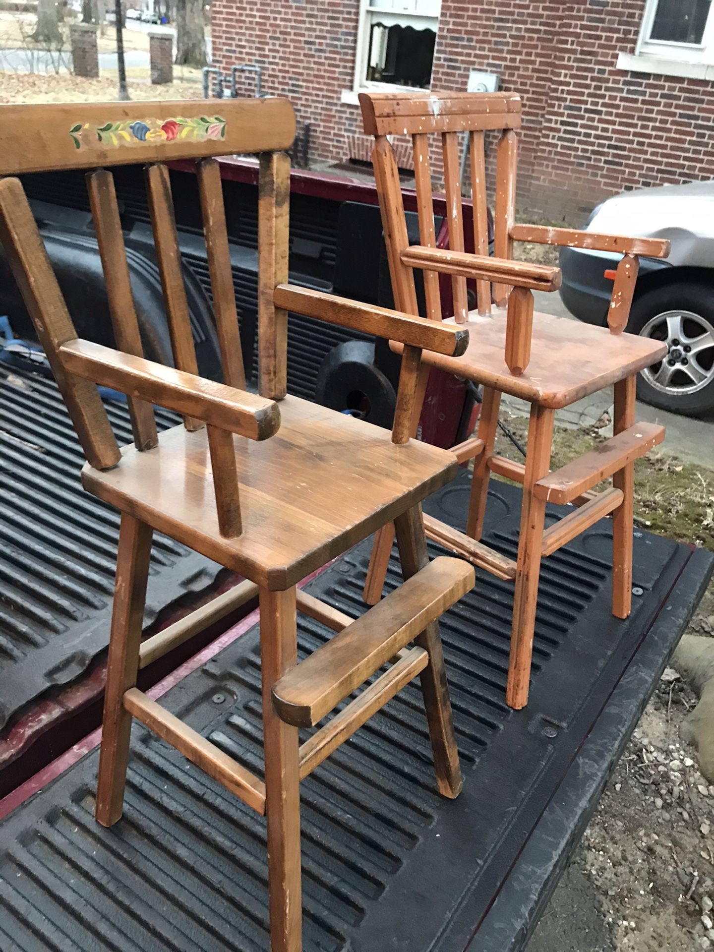 Antique Doll Chairs  $10 All Obo