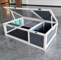 Wood tortoise house