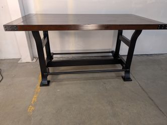 Industrial Style Counter-Height Dining Table