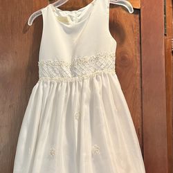 First Communion Dress And Hair Pieces