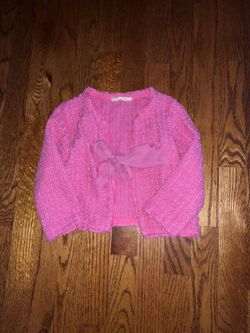 Zara girls kids tweed blazer cardigan size 3-4