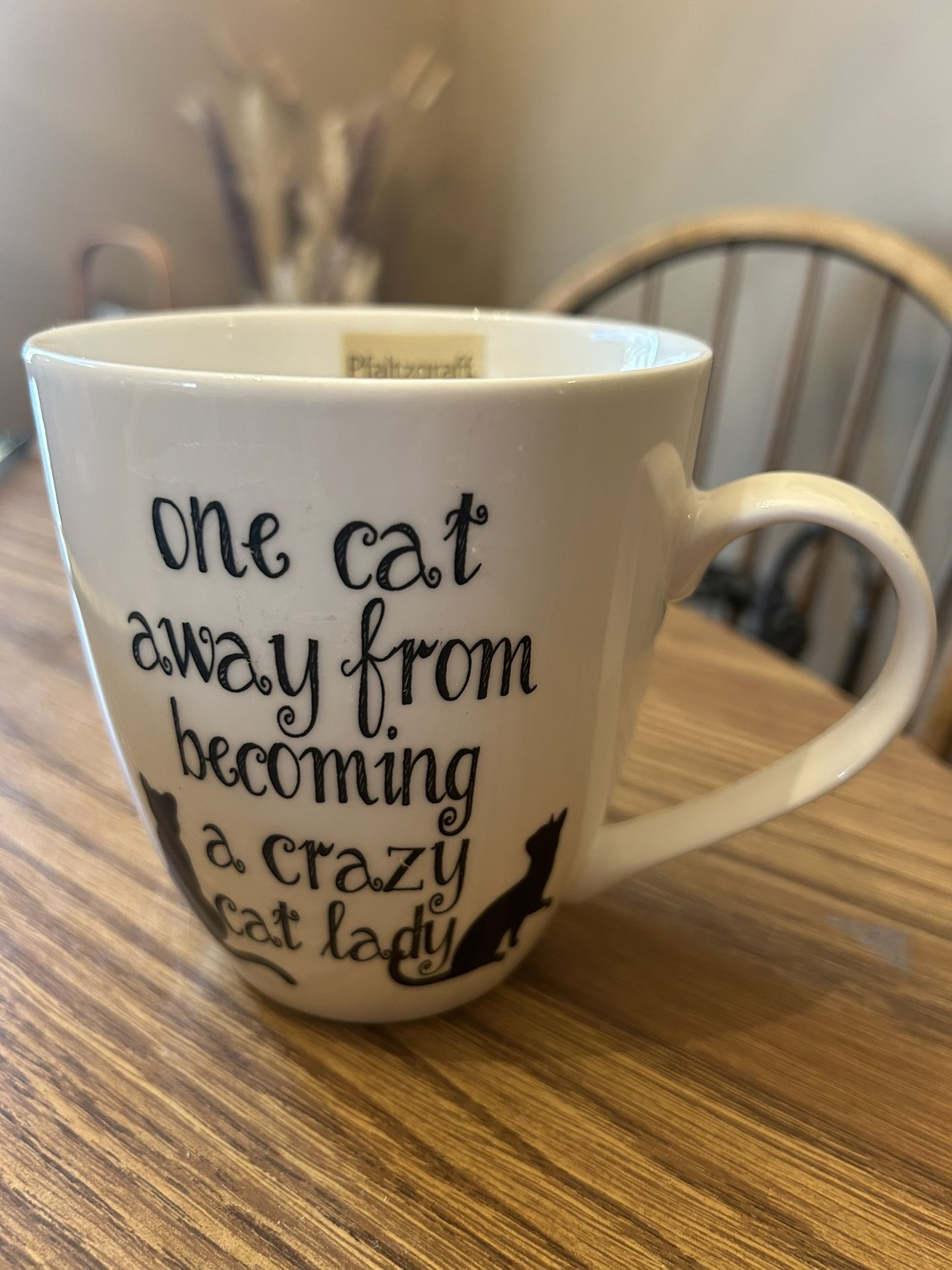 Crazy cat lady coffee mug - pfaltzgraff