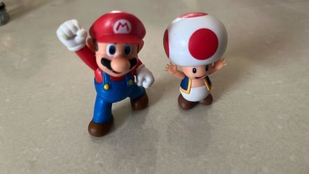 Super Mario and Toad Action Figures Set