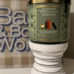 Bath & Body Works Fresh Fall Morning 3-Wick Candle