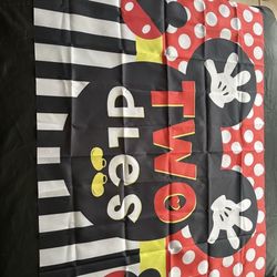 Mickey Mouse Party Supply Banner