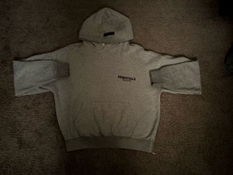 Dark oatmeal essentials hoodie size small worn once