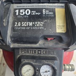 Porter Cable 6 Gallon Air Compressor 
