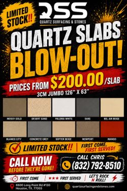 Blow Out Sale at QSS