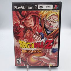 Dragon Ball Z: Budokai (PlayStation 2, 2002) PS2 / Complete / Tested