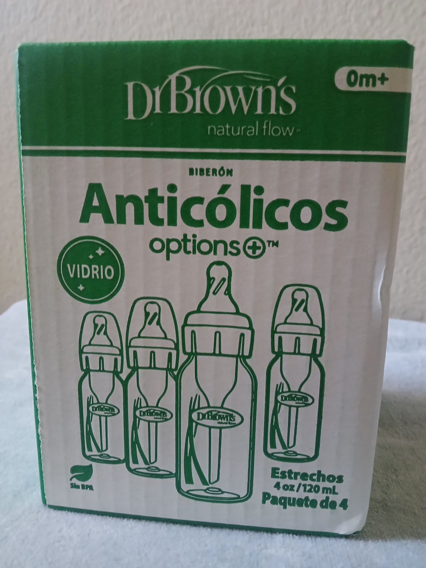 Dr. Brown glass bottles