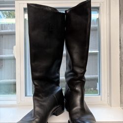 Tory Burch Leather Boots – Size 7M (Excellent Condition + New Heels and Half Soles)