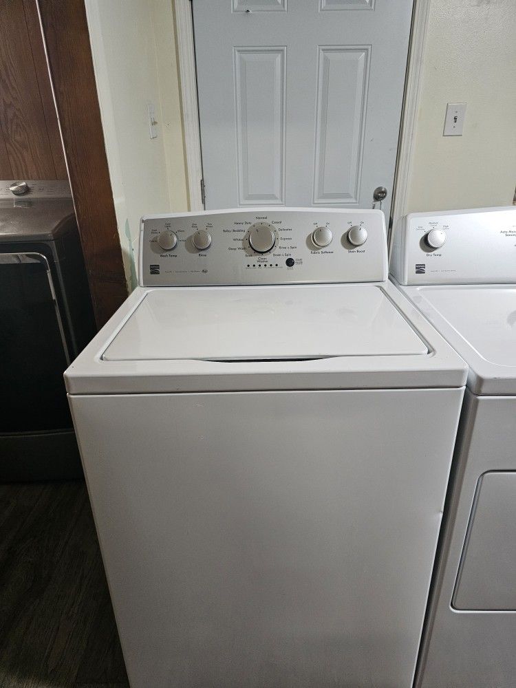SET WASHER AND DRYER KENMORE XL CAPACITY GOOD CONDITION BOTH ELECTRIC HEAVY DUTY DELIVERY AVAILABLE WE DO REPAIRS