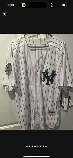Mariano Rivera #42 Pinstripe Retirement Patch Jersey 