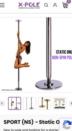 X-Pole Sport NS Static Non-Spin Dance Pole