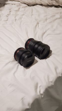 Rokinon Cine 85mm And 35mm 1.5EF Manual Focus