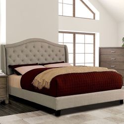 Tufted Bed Frame Queen