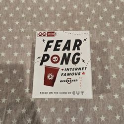 Fear Pong Card Drinking Game (beer pong style game)