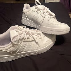 All white adidas