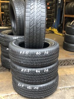 215/60/16 Set Used
