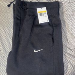 Black Nike Wide Leg Sweatpants, Small